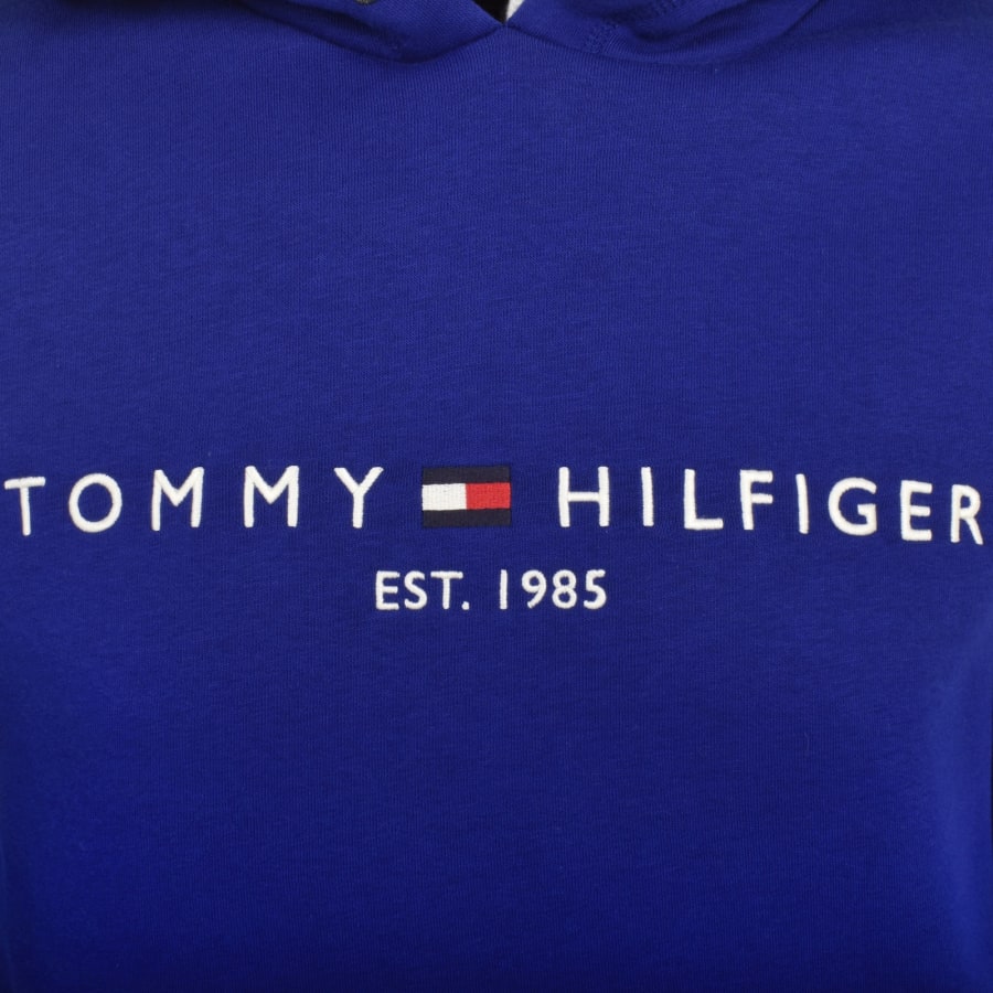 Tommy Hilfiger Logo Hoodie Blue